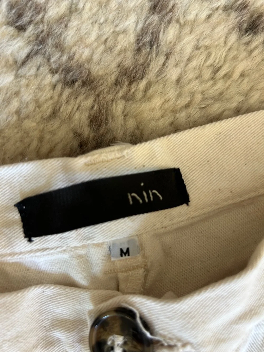 Women’s Casual Wide-Leg Pants in Off-White - Picture 2 of 4